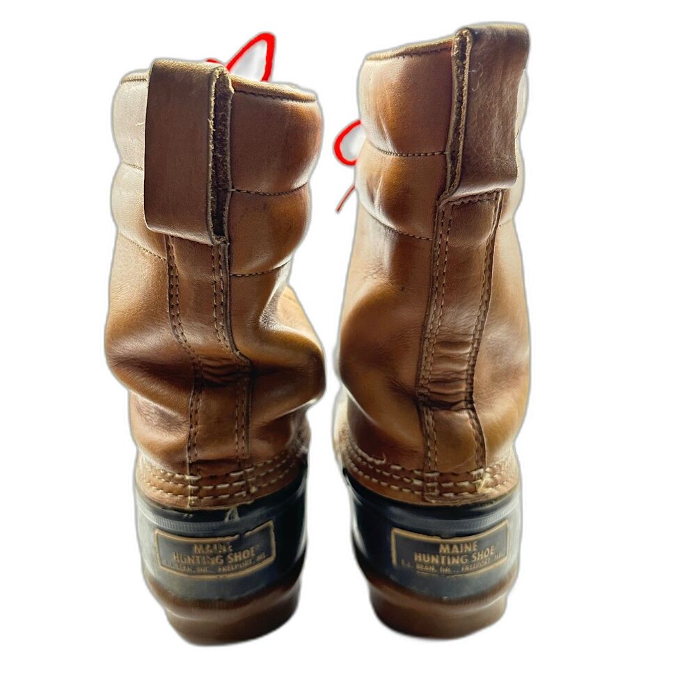 Brown and Black Lace Up Boots - Picture 2 of 9